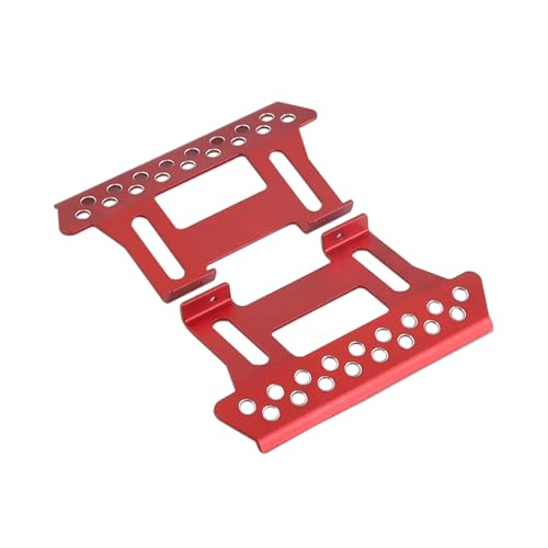 AMSLSIU Seite Kollision Pedale Für SCX10 Aluminium Legierung Crawler Slider Seite 2 stücke RC Auto Zubehör Ersatzteile RC Upgrade Teil, Rot AMSLSIU Seite Kollision Pedale Für SCX10 Aluminium Legierung Crawler Slider Seite 2 stücke RC Auto Zubehör Ersatzteile RC Upgrade Teil, Rot von AMSLSIU