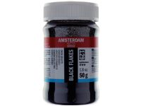 Amsterdam Schwarz Glitzerflocken 129 Glas 75 ml von AMSTERDAM