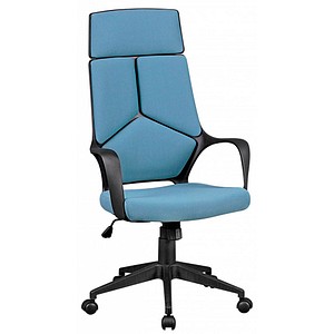 AMSTYLE Bürostuhl, SPM1.331 Stoff blau, Gestell schwarz von AMSTYLE