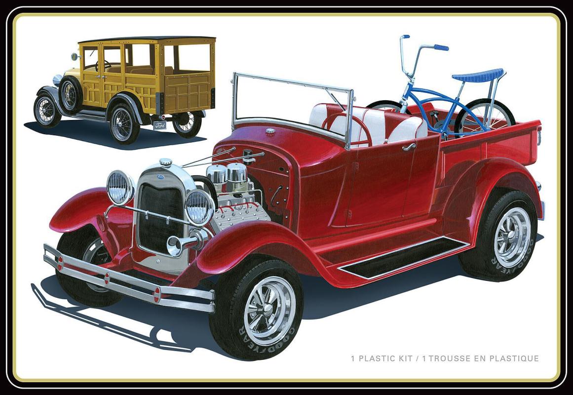 1929er Ford Woody Pickup von AMT/MPC