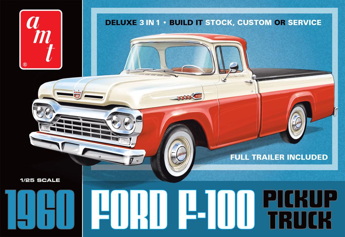 1960 Ford F-100 Pickup w/Trailer 1960 Ford F-100 Pickup w/Trailer von AMT/MPC