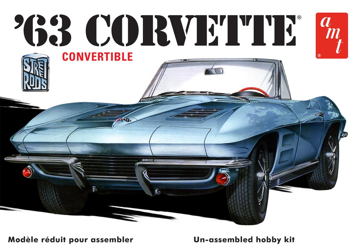 1963 Chevy Corvette Convertible von AMT/MPC