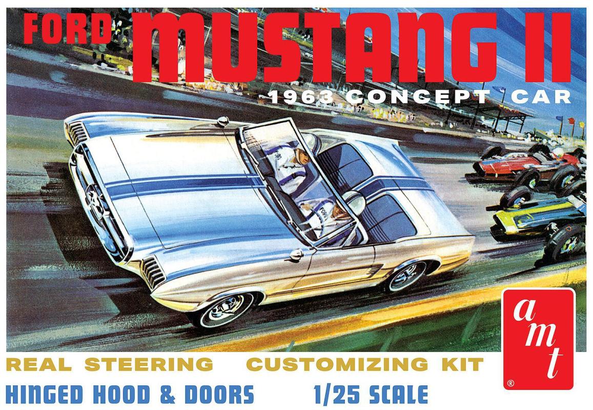 1963 Ford Mustang II Concept Car von AMT/MPC