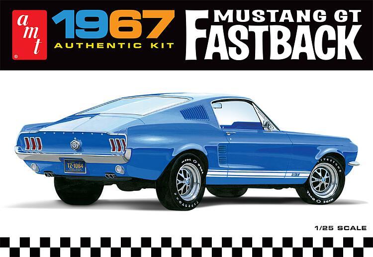 1967er Ford Mustang GT Fastback 1967er Ford Mustang GT Fastback von AMT/MPC