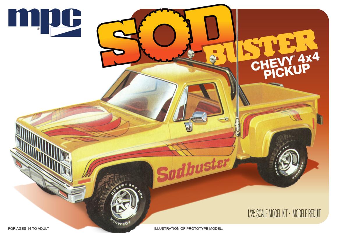 1981 Chevy Stepside Pickup Sod Buster von AMT/MPC