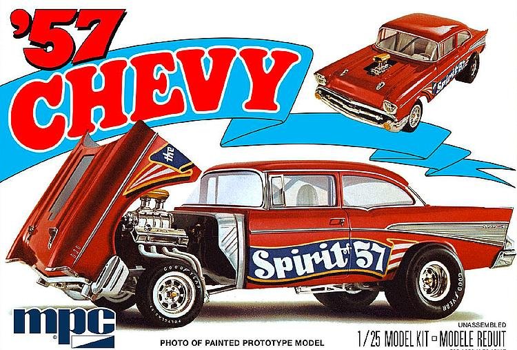 Chevy Flip Nose Spirit of 57 von AMT/MPC