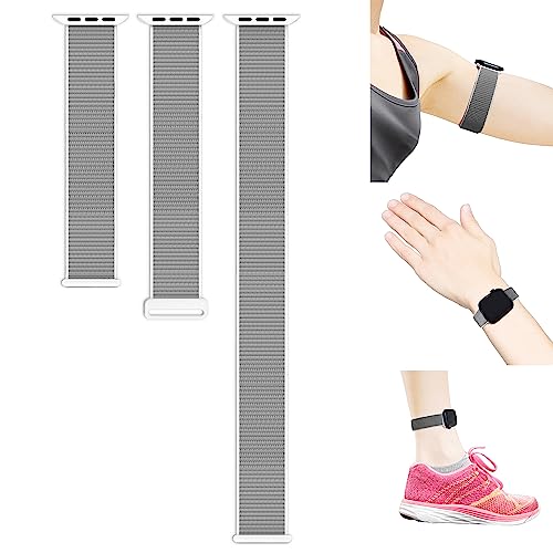 3-in-1-Armband für Apple Watch, Nylon, kompatibel mit Sport Loop, 49 mm, 45 mm, 44 mm, 42 mm, kompatibel mit Sportschlaufen-Knöchel-/Armbändern, Apple Watch, atmungsaktives Nylon-Armband für iWatch SE 3-in-1-Armband für Apple Watch, Nylon, kompatibel mit Sport Loop, 49 mm, 45 mm, 44 mm, 42 mm, kompatibel mit Sportschlaufen-Knöchel-/Armbändern, Apple Watch, atmungsaktives Nylon-Armband für iWatch SE von AMUSEPROFI