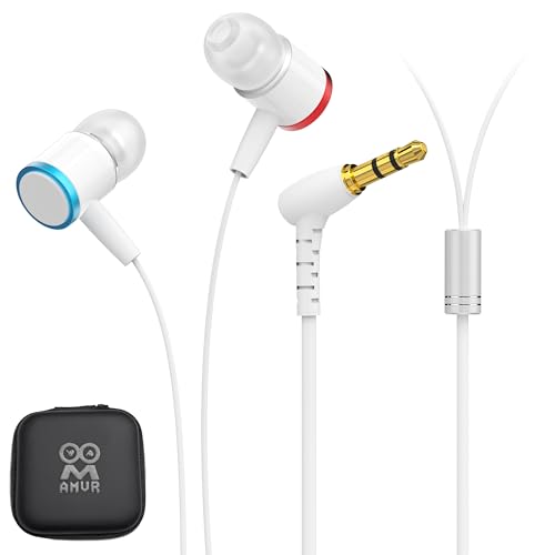 AMVR Noise-Isolation In-Ear Kopfhörer Kompatibel mit Meta Quest 3, Zubehör Ohrhörer mit Benutzerdefinierten Silikon Ohrhörer Kappen und Strap Holder von AMVR