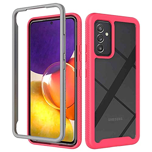 AMWEI Hülle für Motorola Moto G31/G41, PC Transparente Back Cover TPU Robust Bumper Case Outdoor Handyhülle Weiche Rubber Stoßfest Kratzfeste Schutzhülle. Rosa von AMWEI