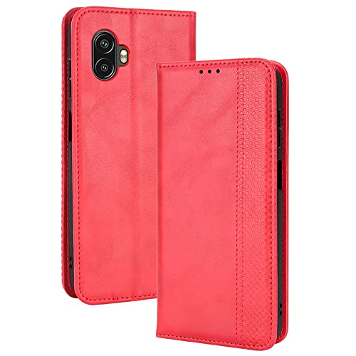 AMWEI Hülle für Samsung Galaxy Xcover 6 Pro, Premium TPU/PU Leder Klappbar Schutzhülle Tasche Handyhülle mit Standfunktion & Kartensteckplätzen, Rot AMWEI Hülle für Samsung Galaxy Xcover 6 Pro, Premium TPU/PU Leder Klappbar Schutzhülle Tasche Handyhülle mit Standfunktion & Kartensteckplätzen, Rot von AMWEI