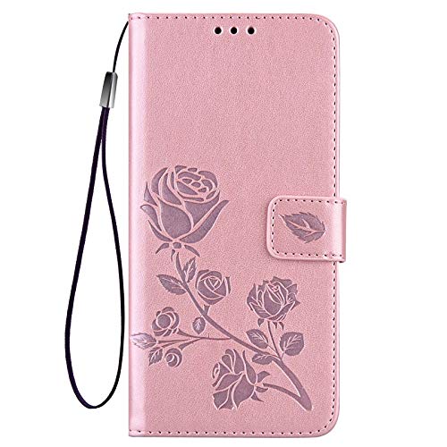 AMWEI Hülle für Xiaomi Redmi 10C, Premium TPU/PU Leder Klappbar Rosenprägung Schutzhülle Handyhülle mit Standfunktion & Kartensteckplätzen, Roségold AMWEI Hülle für Xiaomi Redmi 10C, Premium TPU/PU Leder Klappbar Rosenprägung Schutzhülle Handyhülle mit Standfunktion & Kartensteckplätzen, Roségold von AMWEI