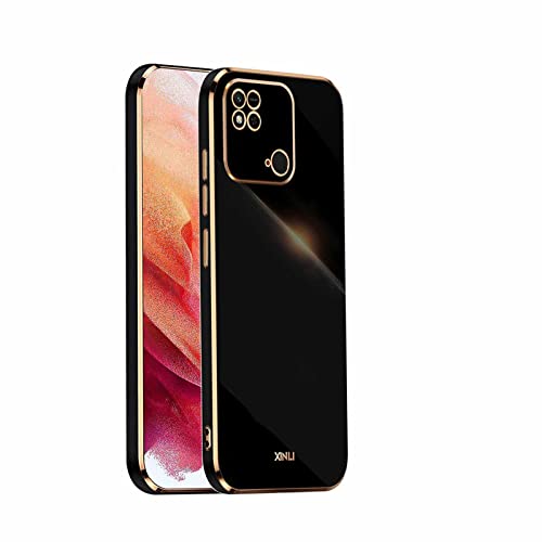 AMWEI Silikon Hülle für Xiaomi Redmi 10C Case, Handyhülle Golden Galvanisierrahmen Dünne Weiche TPU Soft Stoßfest Schutzhülle Cover Bumper - Schwarz AMWEI Silikon Hülle für Xiaomi Redmi 10C Case, Handyhülle Golden Galvanisierrahmen Dünne Weiche TPU Soft Stoßfest Schutzhülle Cover Bumper - Schwarz von AMWEI