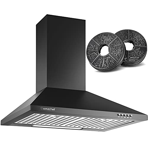 AMZCHEF Dunstabzugshaube 60cm Wandhaube für Umluft oder Abluft Abzugshaube 370m³/h 3 Leistungsstufe Haube aus Edelstahl Umlufthaube mit LED-Beleuchtung Super leise Dunstabzug AMZCHEF Dunstabzugshaube 60cm Wandhaube für Umluft oder Abluft Abzugshaube 370m³/h 3 Leistungsstufe Haube aus Edelstahl Umlufthaube mit LED-Beleuchtung Super leise Dunstabzug von AMZCHEF