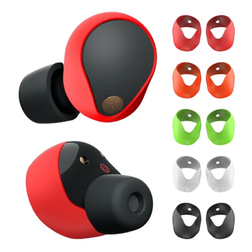 AMZLORD 5 Paare Silikonohrspitzen Abdecken Accessoires Anti-Schlupfohr-Ohrknospen-Tipps 5 Farbe Ohrspitzen Ersatz for Sony WF-1000xm5 Kopfhörer AMZLORD 5 Paare Silikonohrspitzen Abdecken Accessoires Anti-Schlupfohr-Ohrknospen-Tipps 5 Farbe Ohrspitzen Ersatz for Sony WF-1000xm5 Kopfhörer von AMZLORD
