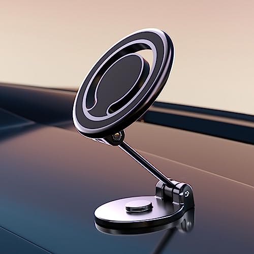 AMZLORD Auto Magnet - 360° Drehbar Verstellbare Magnetische Handyhalterung fürs KFZ Armaturenbretthalterung Handy Halterung Kompatibel mit iPhone 14 13 12 Pro Max Samsung Huawei usw. von AMZLORD