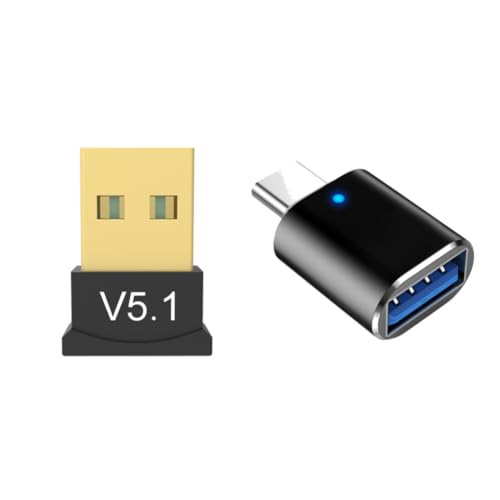 AMZLORD Bluetooth Adapter Freisprecheinrichtung Bluetooth Sender 2,4 GHz Empfänger Sender DC5V für Desktop-Computer für Laptop PC von AMZLORD