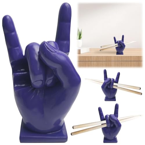 AMZLORD Creative Rock Hand Drumstick Halter Harz Drumstick Display Ständer Rack Mallet Drumstick Halterung Home Dekoration Lustiges Geschenk für Schlagzeuger von AMZLORD