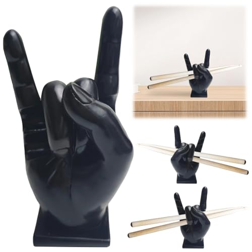 AMZLORD Creative Rock Hand Drumstick Halter Harz Drumstick Display Ständer Rack Mallet Drumstick Halterung Home Dekoration Lustiges Geschenk für Schlagzeuger von AMZLORD
