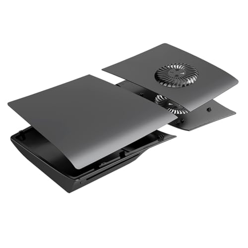 AMZLORD Ersatz Facplate ABS Hartschale Anti-Kratzer-Gesichtsplattenkonsole Abdeckung Staubdichtes Schutzhülle Schockdicht mit Kühllager for PS5 Pro Playstation 5 Pro Disc/Digitalkonsole von AMZLORD