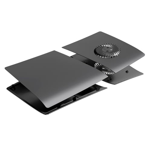 AMZLORD Face Plattenkonsole Abdeckung ABS Hard Anti-Scratch Facplat Hülle Abdeckung Staubdes Schutz der Schutzhülle Schockdicht mit Kühllüftung for PS5 Pro Playstation 5 Pro Disc/Digitalkon von AMZLORD