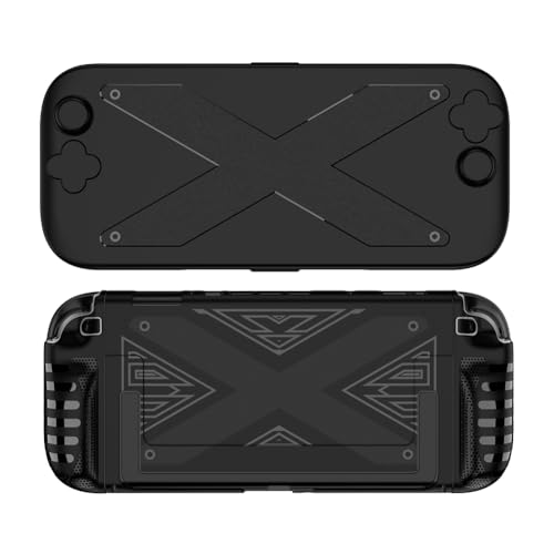 AMZLORD TPU+PC Case Protective Case Deckung for for Switch 2 Konsole (schwarz) von AMZLORD