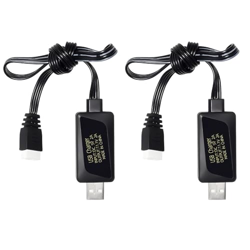 AMZZN 2 Stück 3S 11,1 V 2 A USB-Ladegerät für RC Auto, RC Schiffe, Drohnen und Druckluftpistolen; RC Spielzeug 11,1 V USB-Ladekabel AMZZN 2 Stück 3S 11,1 V 2 A USB-Ladegerät für RC Auto, RC Schiffe, Drohnen und Druckluftpistolen; RC Spielzeug 11,1 V USB-Ladekabel von AMZZN