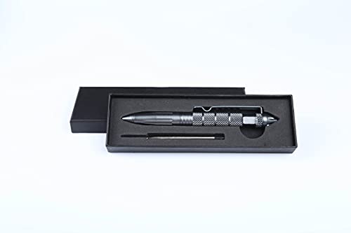 AMZoutdoor® NEU Taktischer Kugelschreiber aus Aluminium, extrem robust mit Glasbrecher, Outdoor Gadget Tactical Pen, Outdoor Zubehör, Outdoor Ausrüstung, Outdoor Survival Ausrüstung von AMZoutdoor