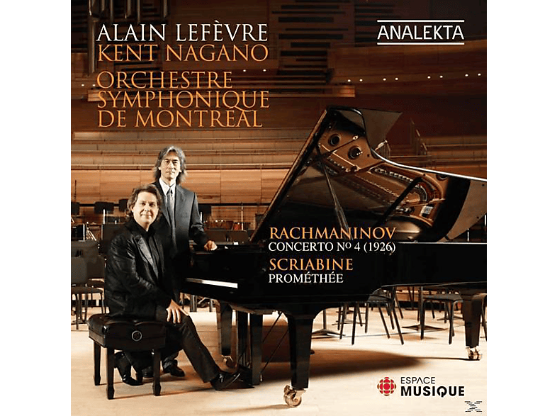 Alain Lefevre, Orchestre Symphonique de Montrea - Klavierkonzert 4/ProméTHéE (CD) von ANALEKTA
