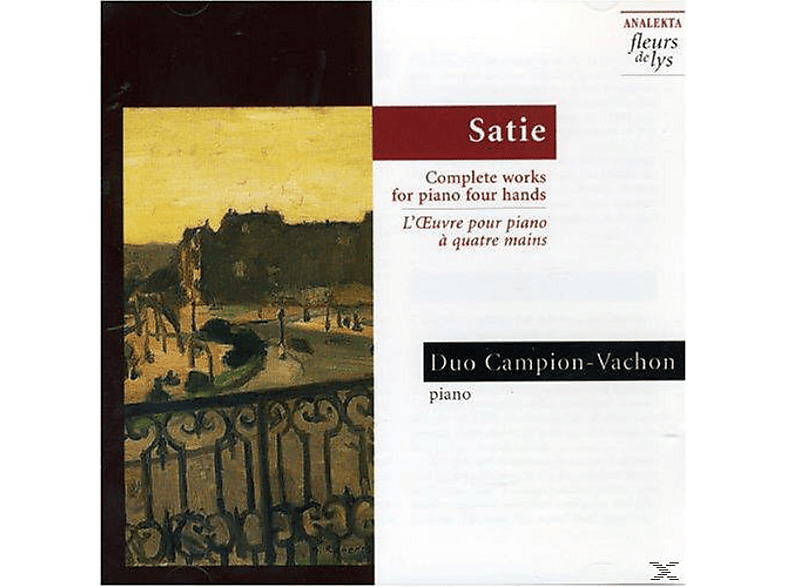 Duo Campion Vachon - Satie: Complete Works For Piano Four Hands (CD) von ANALEKTA