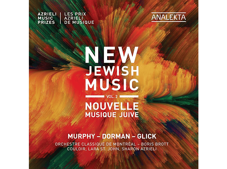 Orchestre Classique De Montreal, Couloir, Lara St. John, Sharon Azrieli - New Jewish Music,Vol.2 (CD) von ANALEKTA