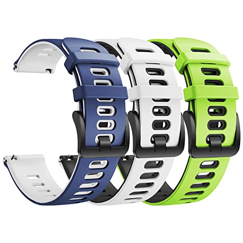 ANBEST 20mm Silikon Armbänder Kompatibel mit Garmin Vivoactive 3/Galaxy Watch 42mm/Gear Sport Armband, Ersatzarmband Passend für Forerunner 245/645/Vivomove HR/Galaxy Watch Active 2 40mm ANBEST 20mm Silikon Armbänder Kompatibel mit Garmin Vivoactive 3/Galaxy Watch 42mm/Gear Sport Armband, Ersatzarmband Passend für Forerunner 245/645/Vivomove HR/Galaxy Watch Active 2 40mm von ANBEST
