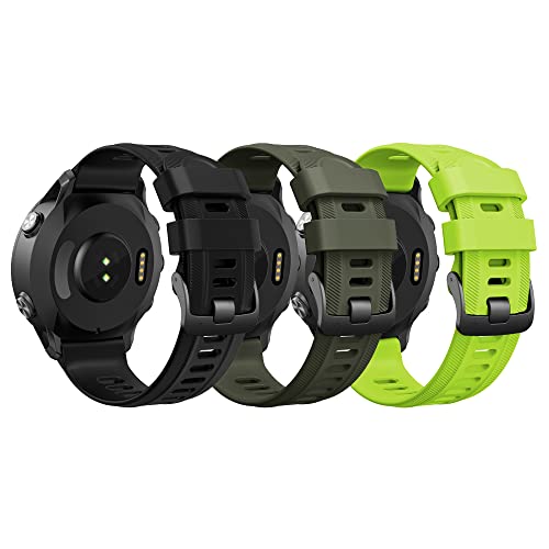 ANBEST Armband für Garmin Forerunner 965/945/955/935/EPIX 2 Armband, 22mm Silikon Ersatzarmband für Fenix 6/Forerunner 745/Approach S62/S60 Armbänder, 3-PACK ANBEST Armband für Garmin Forerunner 965/945/955/935/EPIX 2 Armband, 22mm Silikon Ersatzarmband für Fenix 6/Forerunner 745/Approach S62/S60 Armbänder, 3-PACK von ANBEST