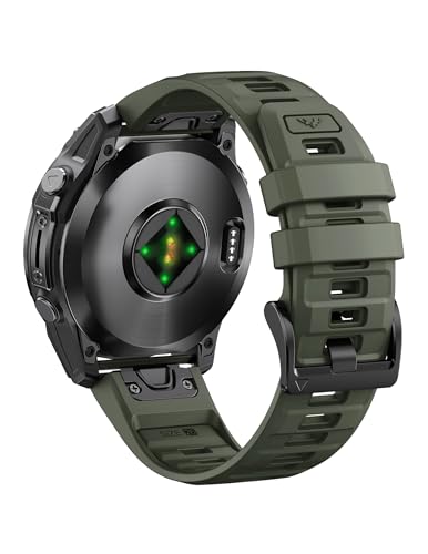ANBEST Armband Kompatibel mit Fenix 6X/6X Pro/8 51mm/7X/7X Pro/3, Epix Pro Gen 2 51mm ersatzarmband 26mm Quick-fit Silikon für Fenix 5X/5X Plus/Descent MK1/MK 2i/MK 2 ANBEST Armband Kompatibel mit Fenix 6X/6X Pro/8 51mm/7X/7X Pro/3, Epix Pro Gen 2 51mm ersatzarmband 26mm Quick-fit Silikon für Fenix 5X/5X Plus/Descent MK1/MK 2i/MK 2 von ANBEST