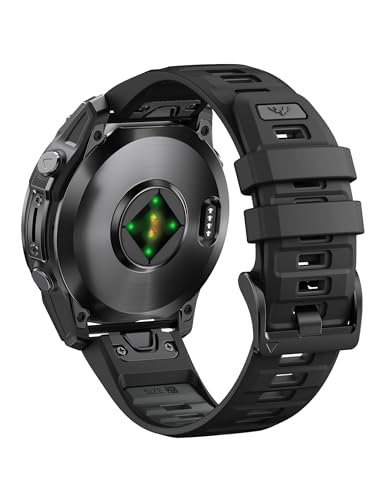 ANBEST Armband Kompatibel mit Fenix 6X/6X Pro/8 51mm/7X/7X Pro/3, Epix Pro Gen 2 51mm ersatzarmband 26mm Quick-fit Silikon für Fenix 5X/5X Plus/Descent MK1/MK 2i/MK 2 ANBEST Armband Kompatibel mit Fenix 6X/6X Pro/8 51mm/7X/7X Pro/3, Epix Pro Gen 2 51mm ersatzarmband 26mm Quick-fit Silikon für Fenix 5X/5X Plus/Descent MK1/MK 2i/MK 2 von ANBEST