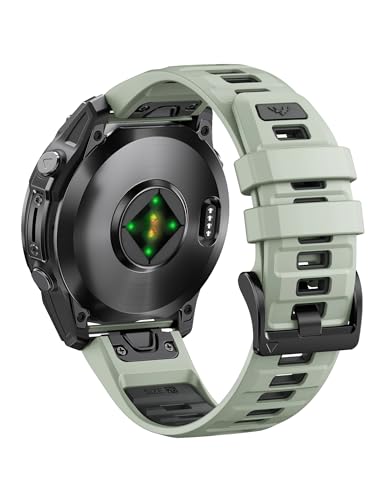 ANBEST Armband Kompatibel mit Fenix 6X/6X Pro/8 51mm/7X/7X Pro/3, Epix Pro Gen 2 51mm ersatzarmband 26mm Quick-fit Silikon für Fenix 5X/5X Plus/Descent MK1/MK 2i/MK 2 ANBEST Armband Kompatibel mit Fenix 6X/6X Pro/8 51mm/7X/7X Pro/3, Epix Pro Gen 2 51mm ersatzarmband 26mm Quick-fit Silikon für Fenix 5X/5X Plus/Descent MK1/MK 2i/MK 2 von ANBEST