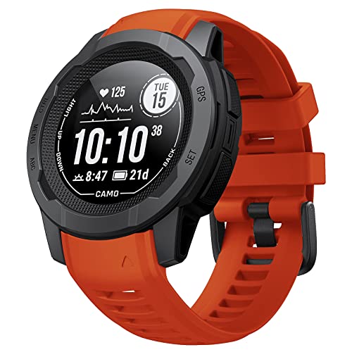 ANBEST Armband für Garmin Instinct 2/Solar - Silikon Sport Ersatzarmband für Instinct Solar/Esports - für Herren & Damen ANBEST Armband für Garmin Instinct 2/Solar - Silikon Sport Ersatzarmband für Instinct Solar/Esports - für Herren & Damen von ANBEST