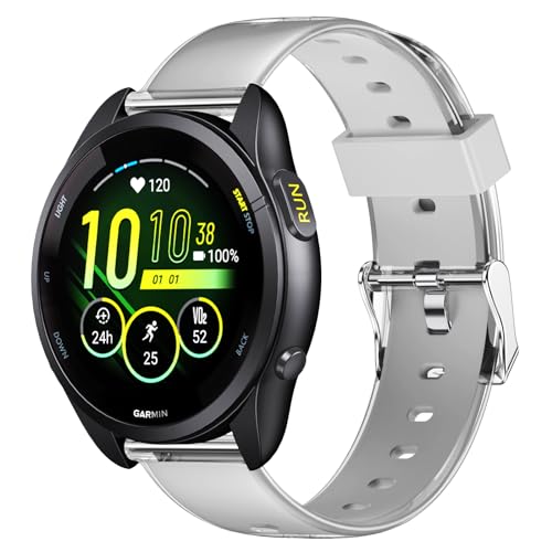 ANBEST Armband für Garmin Vivoactive 4/Forerunner 255/Forerunner 265/Venu 2/Venu 3, 22mm Silikon Ersatzarmband für Gear S3/Huawei Watch GT/GT 3 46mm/GT 2 46mm, Grau ANBEST Armband für Garmin Vivoactive 4/Forerunner 255/Forerunner 265/Venu 2/Venu 3, 22mm Silikon Ersatzarmband für Gear S3/Huawei Watch GT/GT 3 46mm/GT 2 46mm, Grau von ANBEST