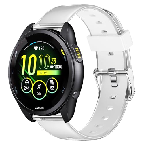 ANBEST Armband für Garmin Vivoactive 4/Forerunner 255/Forerunner 265/Venu 2/Venu 3, 22mm Silikon Ersatzarmband für Gear S3/Huawei Watch GT/GT 3 46mm/GT 2 46mm, Weiß ANBEST Armband für Garmin Vivoactive 4/Forerunner 255/Forerunner 265/Venu 2/Venu 3, 22mm Silikon Ersatzarmband für Gear S3/Huawei Watch GT/GT 3 46mm/GT 2 46mm, Weiß von ANBEST