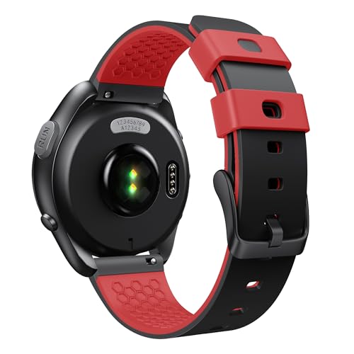 ANBEST Armband für Garmin Vivoactive 5/Forerunner 245/Vivoactive 3 Armband, 20mm Armbänder Silikon für Galaxy Watch Active 2 40mm 44mm, Galaxy Watch 6 5 4, Amazfit GTS 2/GTS 3 Ersatzarmand von ANBEST