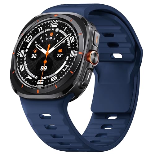ANBEST Armband für Samsung Galaxy Watch Ultra Armband 47 mm, Weiches Silikon Uhrenarmband mit Verstellbarer Dornschließe für Galaxy Watch Ultra Sport Ersatzarmband ANBEST Armband für Samsung Galaxy Watch Ultra Armband 47 mm, Weiches Silikon Uhrenarmband mit Verstellbarer Dornschließe für Galaxy Watch Ultra Sport Ersatzarmband von ANBEST
