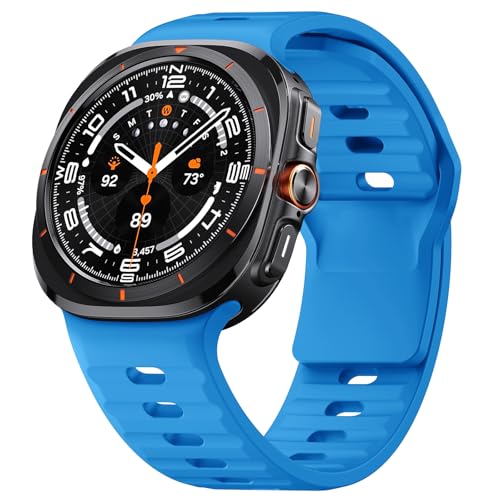 ANBEST Armband für Samsung Galaxy Watch Ultra Armband 47 mm, Weiches Silikon Uhrenarmband mit Verstellbarer Dornschließe für Galaxy Watch Ultra Sport Ersatzarmband ANBEST Armband für Samsung Galaxy Watch Ultra Armband 47 mm, Weiches Silikon Uhrenarmband mit Verstellbarer Dornschließe für Galaxy Watch Ultra Sport Ersatzarmband von ANBEST