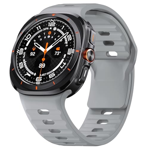 ANBEST Armband für Samsung Galaxy Watch Ultra Armband 47 mm, Weiches Silikon Uhrenarmband mit Verstellbarer Dornschließe für Galaxy Watch Ultra Sport Ersatzarmband ANBEST Armband für Samsung Galaxy Watch Ultra Armband 47 mm, Weiches Silikon Uhrenarmband mit Verstellbarer Dornschließe für Galaxy Watch Ultra Sport Ersatzarmband von ANBEST