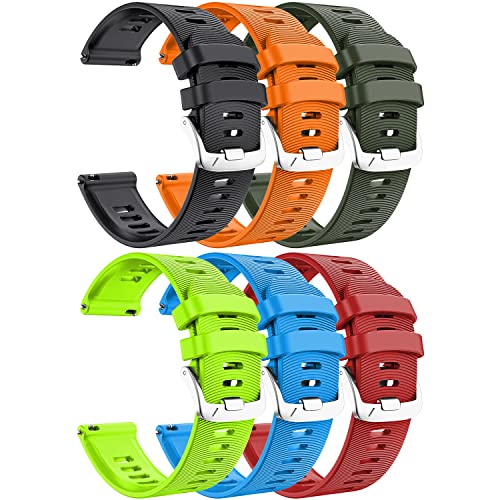 ANBEST Kompatibel mit Garmin Forerunner 245/645/Vivoactive5/Vivoactive 3 Armband, 20mm Silikon Uhrenarmband für Garmin Vivomove HR/Venu/Move 3 ANBEST Kompatibel mit Garmin Forerunner 245/645/Vivoactive5/Vivoactive 3 Armband, 20mm Silikon Uhrenarmband für Garmin Vivomove HR/Venu/Move 3 von ANBEST