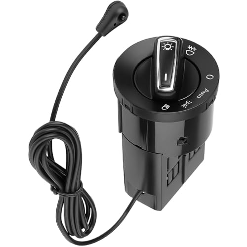 ANBOO Scheinwerferschalter mit Lichtsensormodul für V-W T5 Golf 5 Golf 4 Bora Jetta Passat Polo Automatischer Lichtschalter 5ND941431B Auto Scheinwerferschalter Zubehör 1C0941531A 1C0941531 von ANBOO