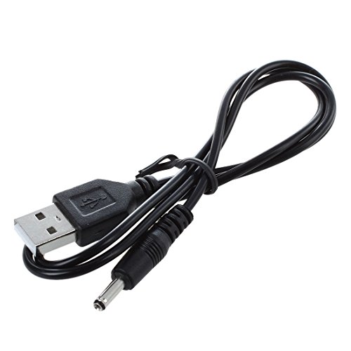 3.5mm x 1.3mm Schwarzes USB-Kabel Ladegeraetschnur Energieversorgung von ANBP