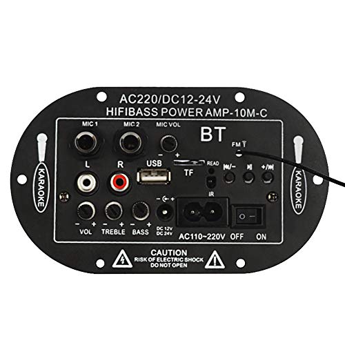 ANCLLO Digitaler Bluetooth-Verstärker 8-Zoll-Auto-Auto-Digital-Bluetooth-Verstärker HiFi-Bass Hochleistungs-Stereo-AMP von ANCLLO