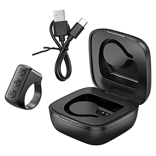 ANCLLO Tik Tok Finger Scroller Bluetooth Fernbedienung Bluetooth Page Turner Bluetooth 5.0 Auslöser Fernbedienung mit Ladekoffer für iOS/Android -Schwarz ANCLLO Tik Tok Finger Scroller Bluetooth Fernbedienung Bluetooth Page Turner Bluetooth 5.0 Auslöser Fernbedienung mit Ladekoffer für iOS/Android -Schwarz von ANCLLO