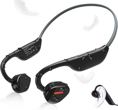 ANCwear Open Ear Kopfhörer Bluetooth 5.3, Bluetooth Kopfhörer Sport IP67 wasserdicht, Wireless Earbuds Ultraleicht 27g für Fahrradfahren Gym Running Work ANCwear Open Ear Kopfhörer Bluetooth 5.3, Bluetooth Kopfhörer Sport IP67 wasserdicht, Wireless Earbuds Ultraleicht 27g für Fahrradfahren Gym Running Work von ANCwear