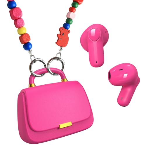 True Wireless Earbuds, Bluetooth In-Ear-Kopfhörer,13mm Treiber liefern Premium Sound,22H Spielzeit, Unique Mini Handtasche Ladeetui mit Spielbausteine Kette,perfekt für Mode-vorwärts Frauen, Teens True Wireless Earbuds, Bluetooth In-Ear-Kopfhörer,13mm Treiber liefern Premium Sound,22H Spielzeit, Unique Mini Handtasche Ladeetui mit Spielbausteine Kette,perfekt für Mode-vorwärts Frauen, Teens von ANCwear
