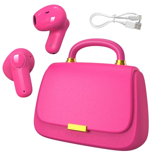 Earbuds, Bluetooth 5.3 In-Ear-Kopfhörer,13mm Treiber liefern Premium Sound Kopfhörer,22H Spielzeit True Wireless Earbuds mit Unique Mini HandBag Charging Case,Perfekt für Fashion-Forward Frauen,Teens Earbuds, Bluetooth 5.3 In-Ear-Kopfhörer,13mm Treiber liefern Premium Sound Kopfhörer,22H Spielzeit True Wireless Earbuds mit Unique Mini HandBag Charging Case,Perfekt für Fashion-Forward Frauen,Teens von ANCwear